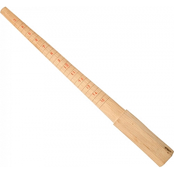 RING SIZING STICK, WOODEN