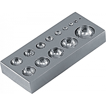 FLAT DAPPING DIE 14 HOLES