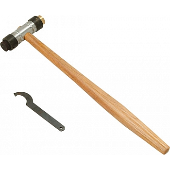 BRASS & METAL FACES HAMMER WITH KEY
