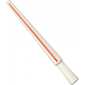 RING SIZING STICK, ALUMINUM